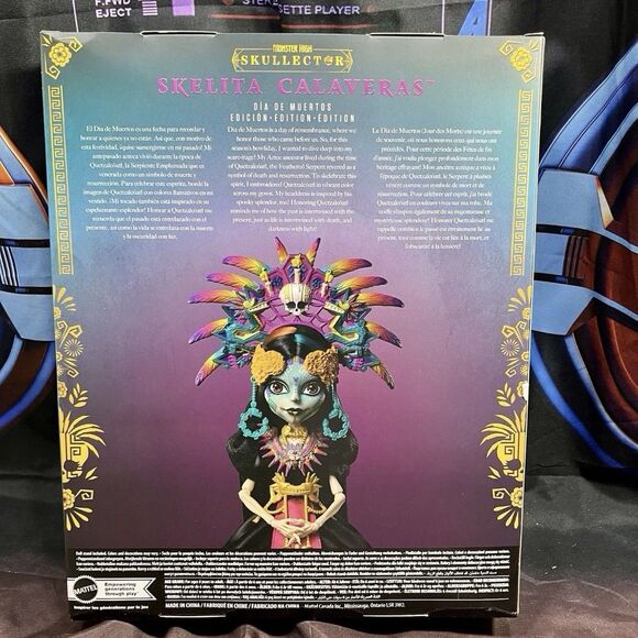 MONSTER HIGH 2025 Edition Mattel Holiday Dia De Los Muertos Skelita Calaveras - Picture 3 of 10